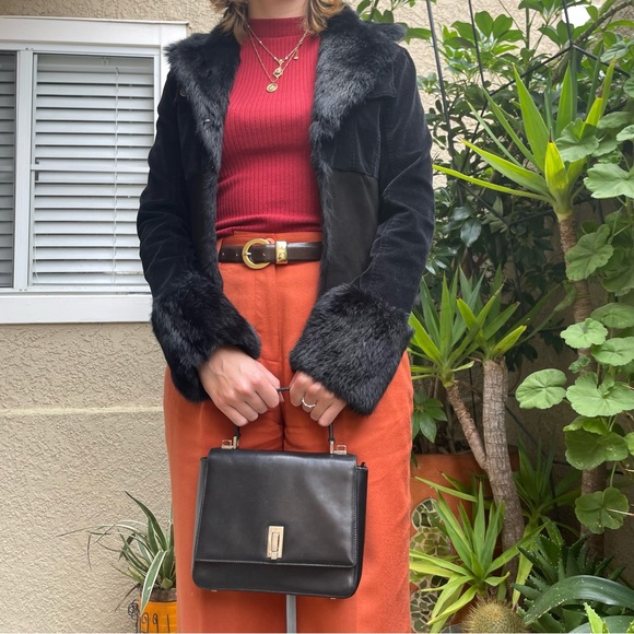 Vintage 90’s black/silver Gucci mini bag with removable shoulder strap - Picture 3 of 17